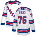 New York Rangers #76 Brady Skjei Authentic White Away NHL Jersey