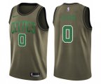 Boston Celtics #0 Jayson Tatum Swingman Green Salute to Service NBA Jersey