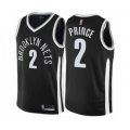Brooklyn Nets #2 Taurean Prince Authentic Black Basketball Jersey - City Edition