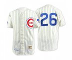 Chicago Cubs #26 Billy Williams Replica Cream 1969 Throwback Baseball Jersey