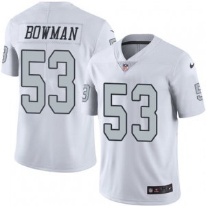 Oakland Raiders #53 NaVorro Bowman Limited White Rush Vapor Untouchable NFL Jersey