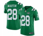 New York Jets #28 Curtis Martin Limited Green Rush Vapor Untouchable Football Jersey