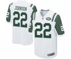 New York Jets #22 Trumaine Johnson Game White NFL Jersey