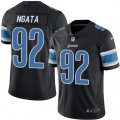 Detroit Lions #92 Haloti Ngata Limited Black Rush Vapor Untouchable NFL Jersey