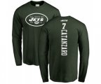 New York Jets #7 Chandler Catanzaro Green Backer Long Sleeve T-Shirt