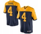 Green Bay Packers #4 Brett Favre Limited Navy Blue Alternate Football Jersey