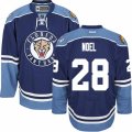 Florida Panthers #28 Serron Noel Premier Navy Blue Third NHL Jersey