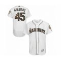Seattle Mariners #45 Taylor Guilbeau Authentic White 2016 Memorial Day Fashion Flex Base Baseball Player Jersey