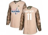 Washington Capitals #11 Mike Gartner Camo Authentic Veterans Day Stitched NHL Jersey