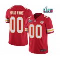 Kansas City Chiefs ACTIVE PLAYER Custom Red Super Bowl LVII Patch Vapor Untouchable Limited Stitched Jersey