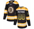 Adidas Boston Bruins #88 David Pastrnak Authentic Black Drift Fashion NHL Jersey