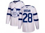 Toronto Maple Leafs #28 Connor Brown White Authentic 2018 Stadium Series Stitched NHL Jersey