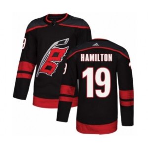 Carolina Hurricanes #19 Dougie Hamilton Premier Black Alternate NHL Jersey