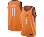Phoenix Suns #11 Ricky Rubio Swingman Orange Finished Basketball Jersey - Statement Edition