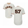 San Francisco Giants #57 Dereck Rodriguez Cream Home Flex Base Authentic Collection Baseball Player Jersey
