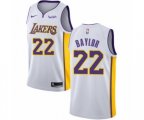 Los Angeles Lakers #22 Elgin Baylor Authentic White Basketball Jersey - Association Edition