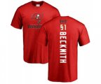 Tampa Bay Buccaneers #51 Kendell Beckwith Red Backer T-Shirt