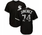 Chicago White Sox #74 Eloy Jimenez Authentic Black Team Logo Fashion Cool Base Baseball Jersey
