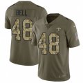 New Orleans Saints #48 Vonn Bell Limited Olive Camo 2017 Salute to Service NFL Jersey