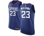 Los Angeles Clippers #23 Lou Williams Authentic Blue Basketball Jersey - Icon Edition