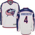 Columbus Blue Jackets #4 Scott Harrington Authentic White Away NHL Jersey