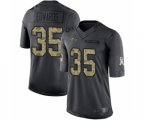 Baltimore Ravens #35 Gus Edwards Limited Black 2016 Salute to Service Football Jersey