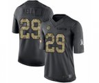 Pittsburgh Steelers #29 Kam Kelly Limited Black 2016 Salute to Service Football Jersey