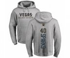 Vegas Golden Knights #40 Garret Sparks Gray Backer Pullover Hoodie