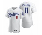 Los Angeles Dodgers A.J. Pollock Nike White 2020 Authentic Jersey