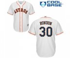 Houston Astros #30 Hector Rondon Replica White Home Cool Base MLB Jersey