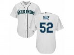 Seattle Mariners #52 Carlos Ruiz Replica White Home Cool Base MLB Jersey