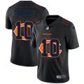Chicago Bears #10 Mitchell Trubisky Nike Team Logo Dual Overlap Limited NFL Jersey Black