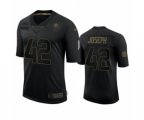 Cleveland Browns #42 Karl Joseph Black 2020 Salute to Service Limited Jersey