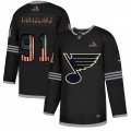 St. Louis Blues #91 Vladimir Tarasenko Adidas Black USA Flag Limited NHL Jersey