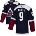 Colorado Avalanche #9 Paul Kariya Premier Navy Blue Alternate NHL Jersey