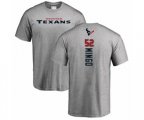 Houston Texans #52 Barkevious Mingo Ash Backer T-Shirt