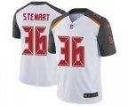 Tampa Bay Buccaneers #36 M.J. Stewart White Vapor Untouchable Limited Player Football Jersey