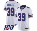 Buffalo Bills #39 Levi Wallace White Vapor Untouchable Limited Player 100th Season Football Jersey