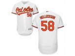Baltimore Orioles #58 Jeremy Hellickson White Flexbase Authentic Collection MLB Jersey
