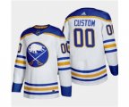 Buffalo Sabres Custom 2020-21 Away Authentic Player Stitched Hockey Jersey White