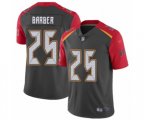 Tampa Bay Buccaneers #25 Peyton Barber Limited Gray Inverted Legend Football Jersey