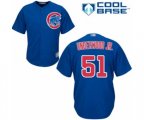 Chicago Cubs Duane Underwood Jr. Replica Royal Blue Alternate Cool Base Baseball Player Jersey