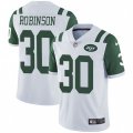 New York Jets #30 Rashard Robinson White Vapor Untouchable Limited Player NFL Jersey