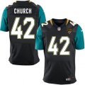 Jacksonville Jaguars #42 Barry Church Black Alternate Vapor Untouchable Elite Player NFL Jersey