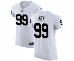 Oakland Raiders #99 Arden Key White Vapor Untouchable Elite Player Football Jersey