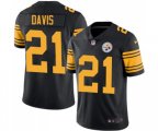 Pittsburgh Steelers #21 Sean Davis Limited Black Rush Vapor Untouchable Football Jersey