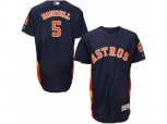 Houston Astros #5 Jeff Bagwell Navy Blue Flexbase Authentic Collection MLB Jersey