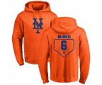New York Mets #6 Jeff McNeil Orange RBI Pullover Hoodie