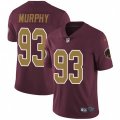 Washington Redskins #93 Trent Murphy Burgundy Red Gold Number Alternate 80TH Anniversary Vapor Untouchable Limited Player NFL Jersey