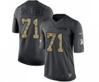 New England Patriots #71 Danny Shelton Limited Black 2016 Salute to Service Football Jersey